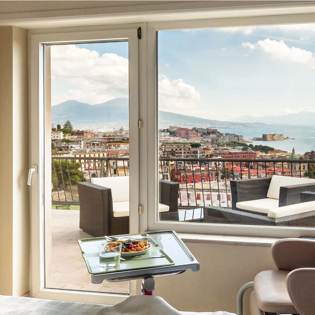 Vista dalle camere della Clinica Ruesch