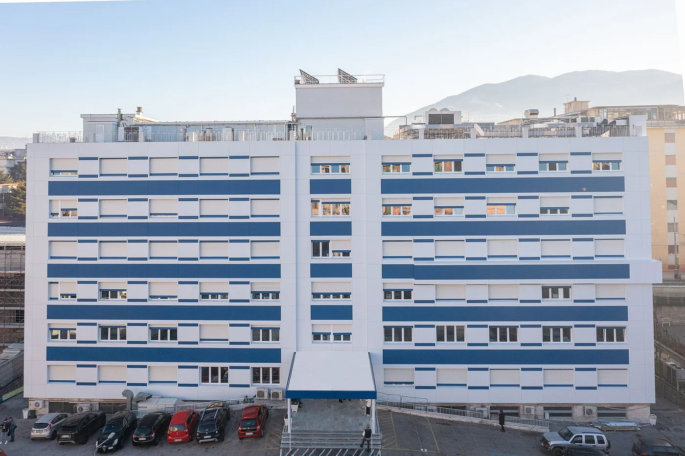 Facciata della Clinica Stabia